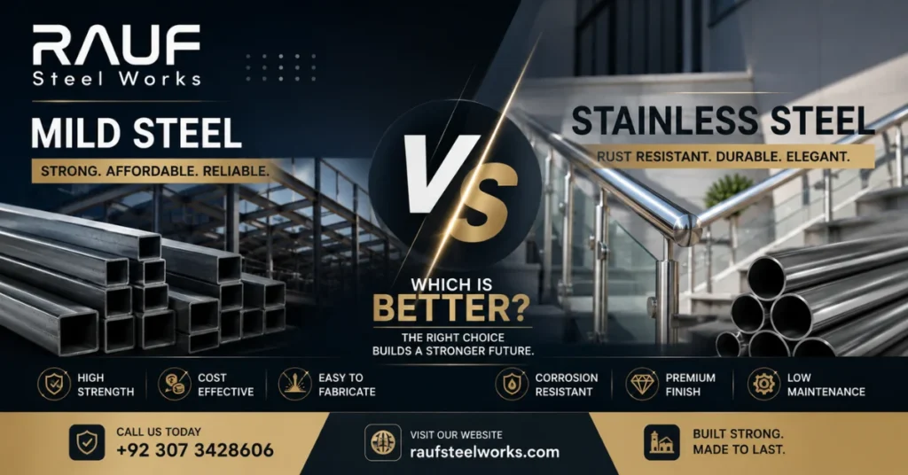 Mild Steel vs Stainless Steel: Which Is Better?