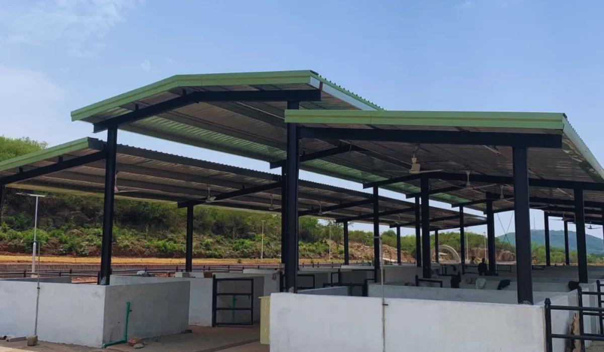 Fiberglass Shed Project by Rauf Steel Works